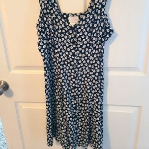 Moda International Button Down Tank Dress